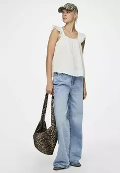 Блуза PCKIARA Pieces, кремовый