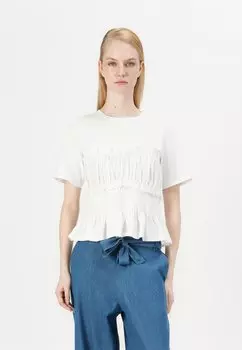 Блуза PCMARIA Pieces, белый