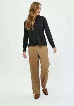 Блуза PCPAYTON V-NECK LONG SLEEVE PEPPERCORN, черный