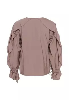 Блуза PENELOPE Karen by Simonsen, крапчатый светло-коричневый