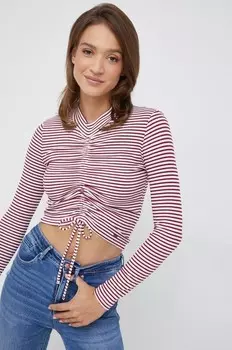 Блуза Pepe Jeans, бордовый