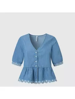 Блуза Pepe Jeans Hemd, синий
