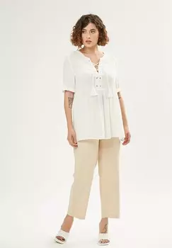 Блуза PEPLUM Maison Form'elle, белый