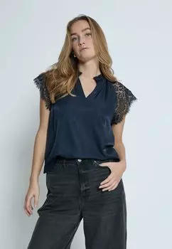 Блуза PEPPERCORN, темно-синий