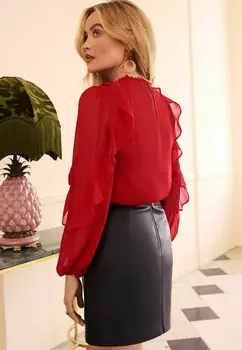 Блуза PETITE Love & Roses, красный