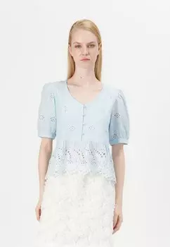 Блуза PETRA EMBRIODERY JDY, синий