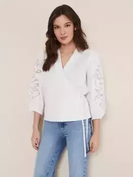 Блуза Phase Eight Kacey Long Sleeved, белый