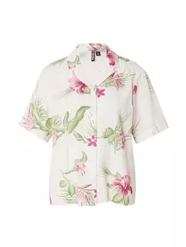 Блуза Pieces ALOHA, кремовый