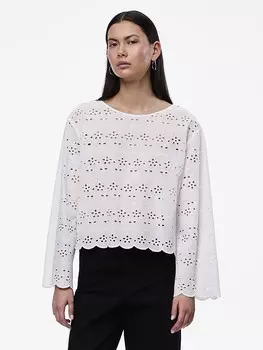 Блуза Pieces, белый
