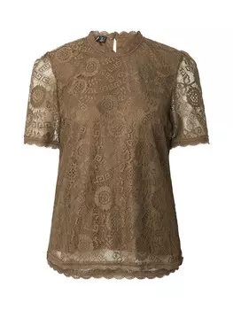 Блуза PIECES Blouse PCOLLINE, коричневый