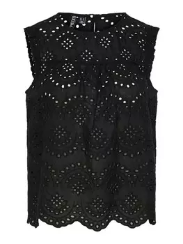 Блуза PIECES Blouse PCVILDE, черный