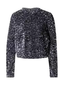 Блуза Pieces KAM, темно-серый