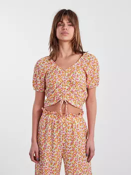 Блуза Pieces, оранжевый