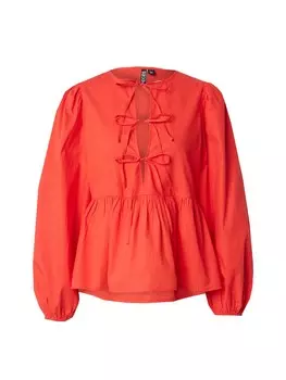 Блуза PIECES PCJOLLY, цвет bright red