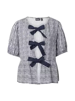 Блуза PIECES PCTalvina, темно-синий