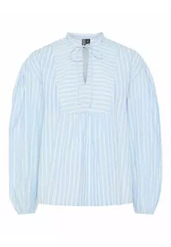 Блуза Pieces, синий