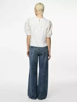 Блуза Pieces, слоновая кость