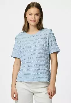 Блуза Pieces, светло-голубой