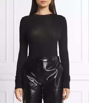 Блуза Pinko bell ville 2 slim fit, черный