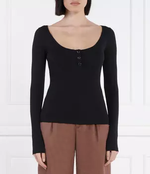 Блуза Pinko MADAGASCAR Slim Fit, черный