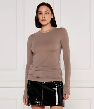Блуза Pinko MULAN Regular Fit, коричневый