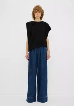 Блуза PLEATED adL, черный