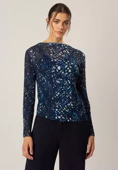 Блуза PLISSEE Apart, темно-синий