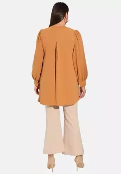 Блуза PLUS SIZE ALIA Modanisa, коричневый