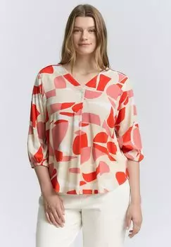 Блуза PLUS SIZE - MIT MUSTER TOM TAILOR, красный