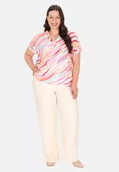 Блуза PLUS SIZE usha, мультиколор