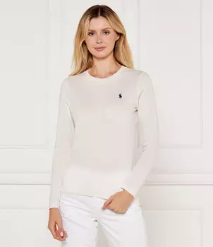 Блуза POLO RALPH LAUREN Regular Fit, белый