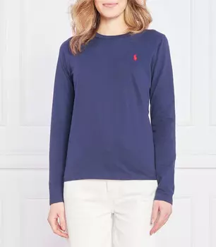 Блуза POLO RALPH LAUREN regular fit, темно-синий