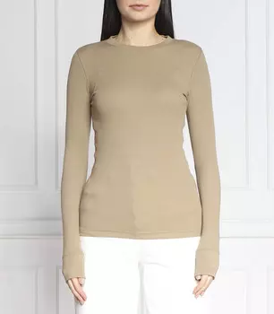 Блуза POLO RALPH LAUREN Slim Fit, коричневый