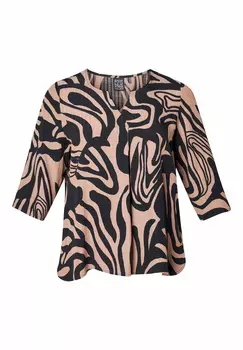 Блуза PONT NEUF Blouse PNMoude, серо-коричневый