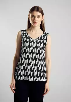 Блуза PRINT SOMMER Street One, черный