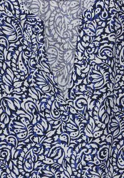 Блуза PRINT Street One, темно-синий