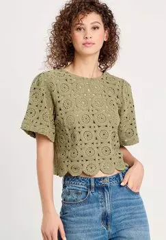 Блуза Print T-shirt Cache Cache, хаки