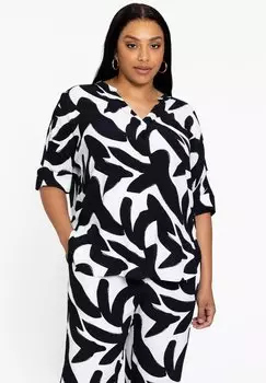 Блуза PRINT YOEK, белый