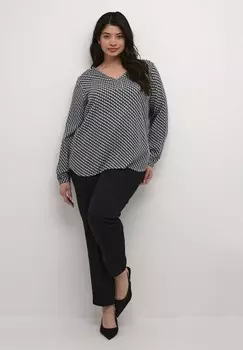 Блуза PRINTED Kaffe Curve, серый