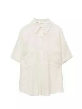 Блуза Pull&Bear, экрю