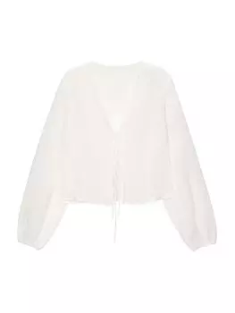 Блуза Pull&Bear, белый