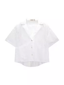 Блуза Pull&Bear, белый