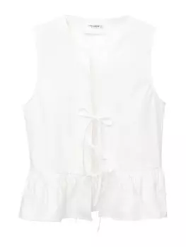 Блуза Pull&Bear, белый