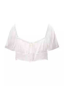 Блуза Pull&Bear, белый