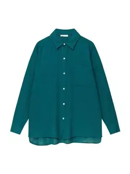 Блуза Pull&Bear, изумрудный