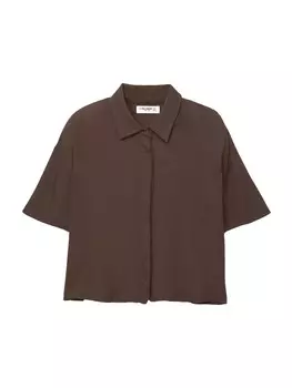 Блуза Pull&Bear, коричневый
