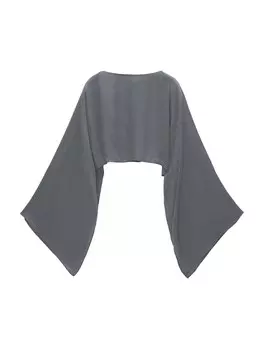 Блуза Pull&Bear, серый