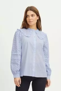 Блуза PULZ Jeans Langarm PZOLIVIA Blouse, синий