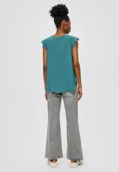 Блуза QS, бирюзовый