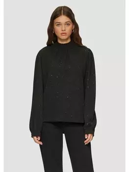 Блуза QS Bluse langarm, черный